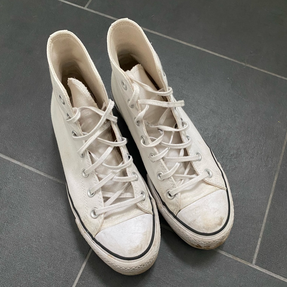 High top platform converse